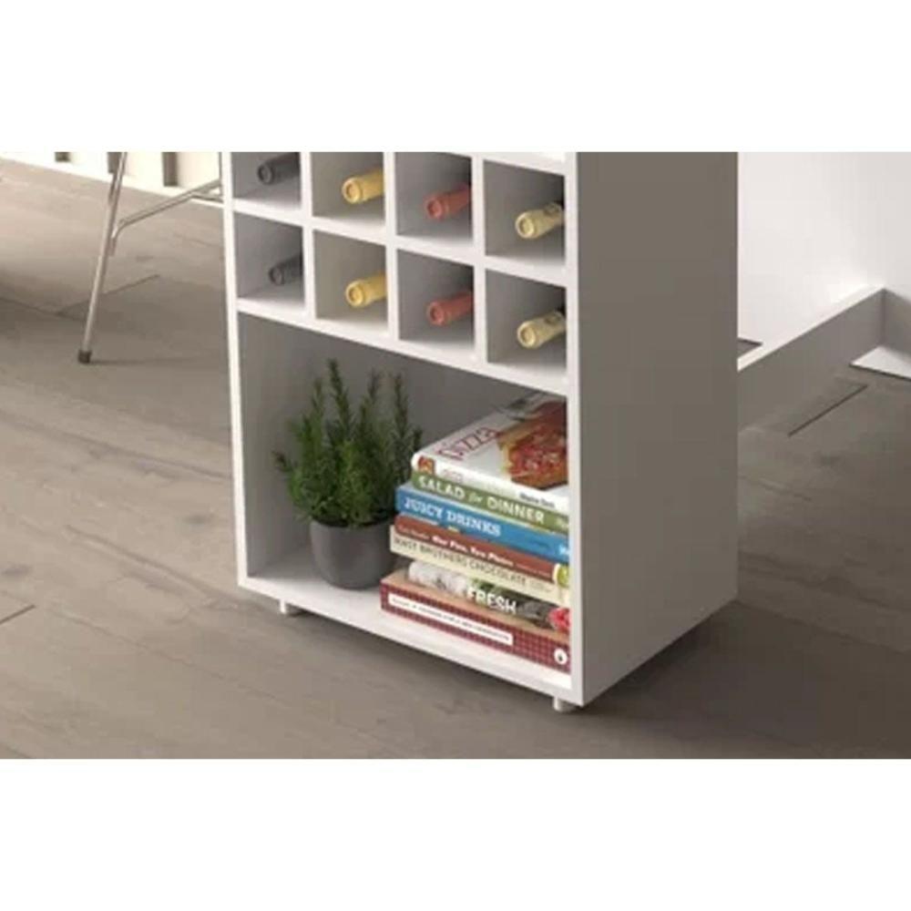 Bar De Sala Jantar Ad5003 Branco - Tecno Mobili - 4
