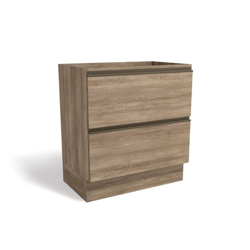 Balcão De Cozinha Gabinete Maxxi G755 C- 2 Gavetas S-tampo 80cm Nogal - Kappesberg - 1