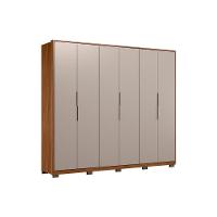 Guarda Roupa Casal 6 Portas E 6 Gavetas C- Pés Atrice Amêndola Touch - 6