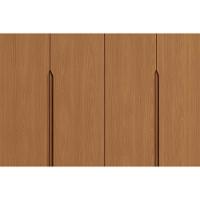 Guarda Roupa Casal 6 Portas E 4 Gavetas C- Pés Cb02r582 Canela-azul - 5