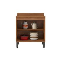 Balcão Cozinha P- Cooktop C- Tampo Firenze C- 2 Portas 80cm Amendola-branco - Demóbile - 7