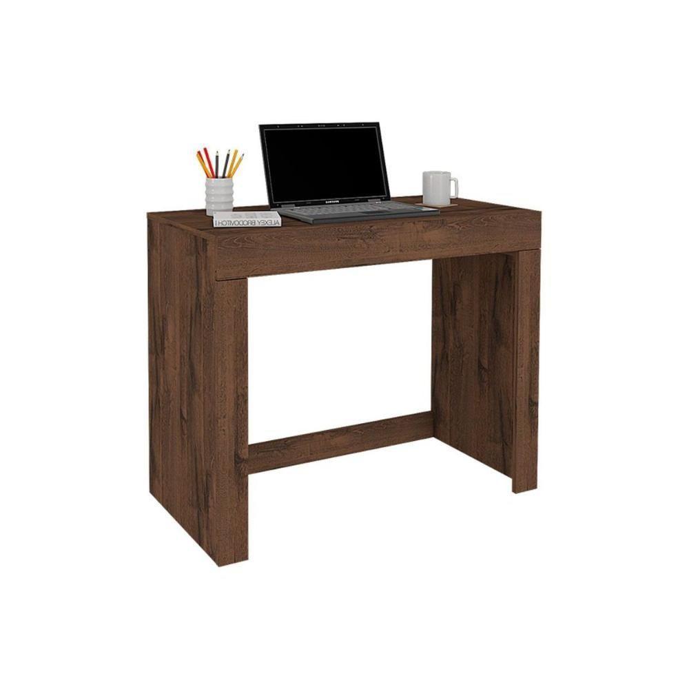 Mesa Computador Escrivaninha Cléo 1 Gaveta Nature - Permóbili - 4