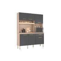 Kit De Cozinha Compacta álamo C- 6 Portas E 1 Gaveta 160cm Amendola-branco - Demóbile - 8