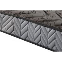 Conjunto Box Casal Colchão Espuma Paropas Compact Ag 65 D23 Royalle Rústico Prata + Base Crc Suede Black (138x188) - 4