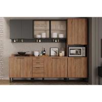 Balcão De Cozinha Alpha 2507 2 Portas C- Tampo 80cm Branco - Carraro - 4