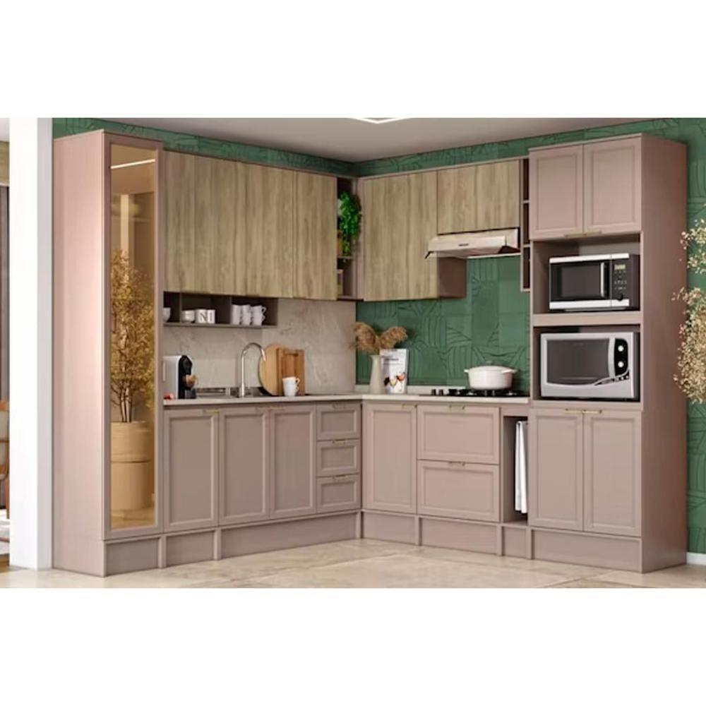 Cristaleira De Cozinha Malta 2645 C- 1 Porta De Vidro 40cm Duna - Carraro - 4