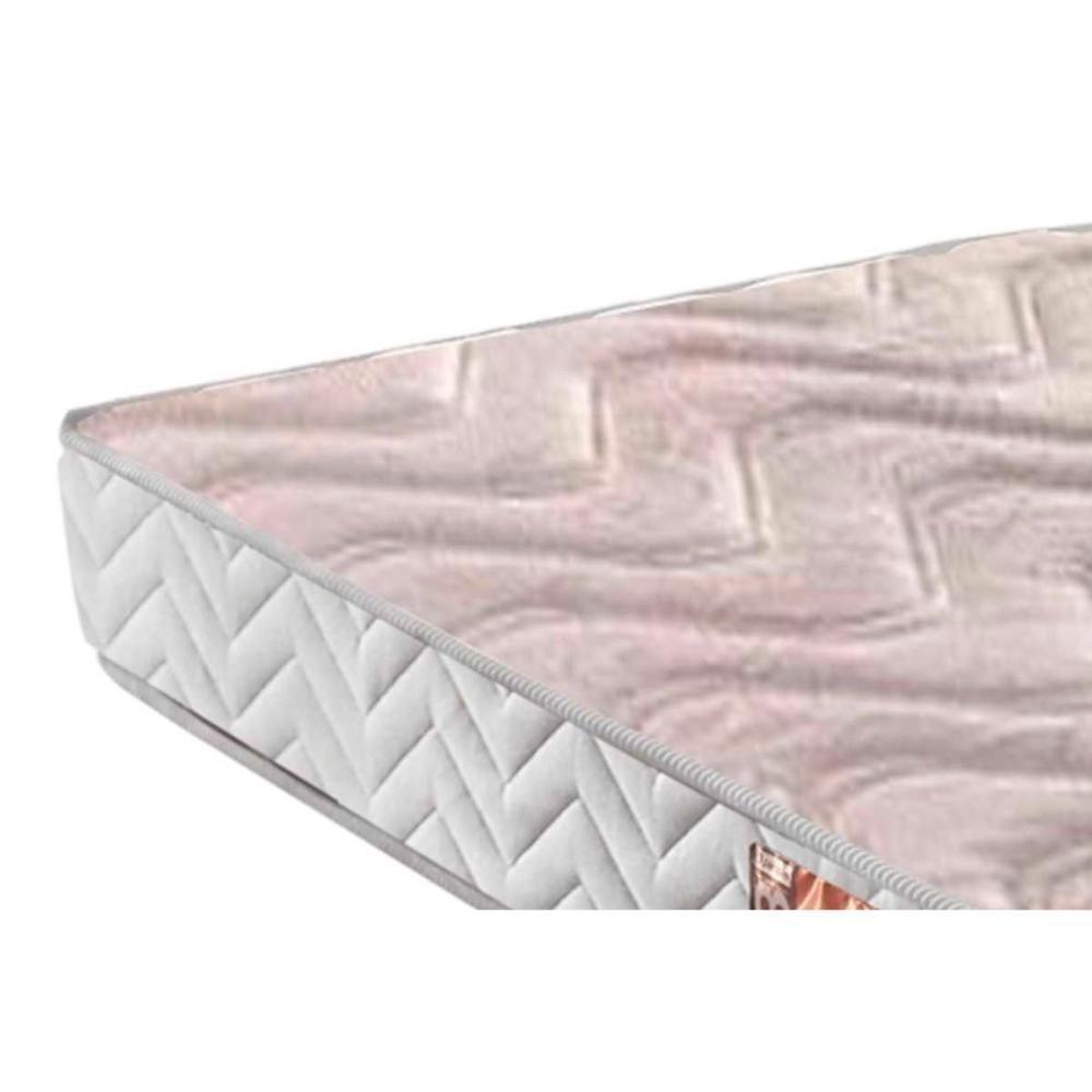 Conjunto Box Viúva Colchão Espuma Paropas D28 Pasquale Clean + Base Crc Suede Gray (128x188) - 5