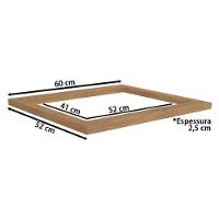 Módulo Cozinha Kappesberg Nox Tampo Para Balcão Cooktop E604 60cm Nogal-kappesberg - 2