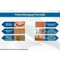 Rack Bancada Com Painel Para Tv Até 75 Pol Maragogi-holanda Ripado 4 Portas 230x220cm Salvia-cinamomo - Permóbili - 2