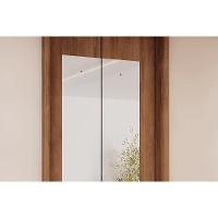 Guarda Roupa Casal 4 Portas E 3 Gavetas C- Espelho Fit 1174 C- Pés Flex Freijo Ou Freijo Off White - 2