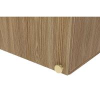 Armário Aéreo Cozinha Modulado Botanic Canto Reto M636 Com 1 Porta 98cm Nogueira - Kappesberg - 5