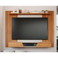 Home P/tv Até 70 Pol Santiago C/ Prateleiras E Nichos 180x135cm Cinamomo/off White - Permóbili - 1