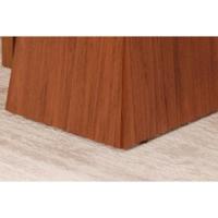 Mesa De Sala Jantar Dulce C- Tampo Madeirado Vidro Reto 180x90cm Freijó-off White - Dj Móveis