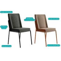 Cadeira Sala De Jantar Hug 1749 Kit 6 Uni Rose-linho Areia-courano Caramelo - Carraro - 3