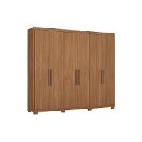 Guarda Roupa Casal 6 Portas E 3 Gavetas C- Pés Sumatra Amêndola Touch - 8