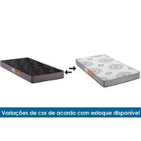 Colchão Solteiro Espuma D23 Pérola Grey (88x188x12) - Polar