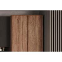 Cozinha Completa Alpha 5 Peças (2armários+2balcões+1torrequente) C5p101 Preto-freijo - Carraro - 6