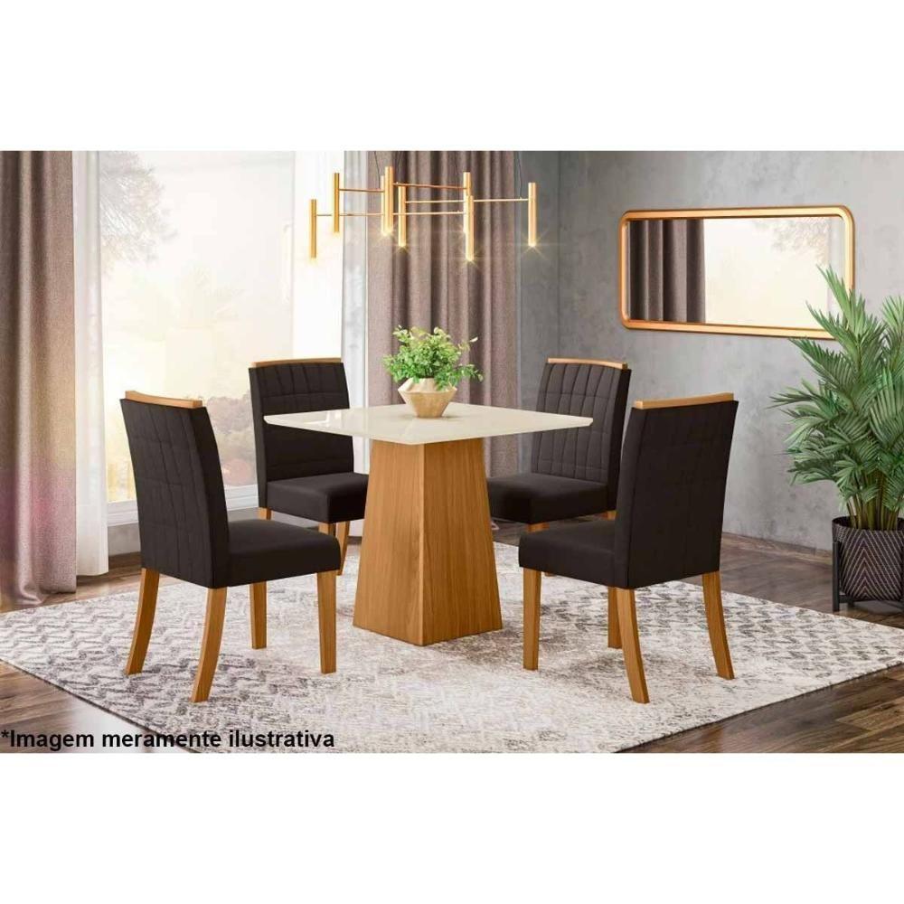 Kit 2 Cadeiras De Cozinha Tauá Nature-linho Bege - Henn - 8