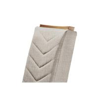 Cadeira Sala De Jantar Londrina Kit 2 Un Madeira Capuccino-suede Creme - Rufato - 6