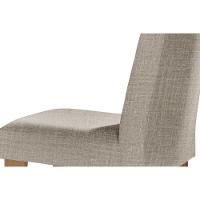 Cadeira Sala De Jantar Londrina Kit 2 Un Madeira Capuccino-suede Creme - Rufato - 7