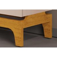 Buffet De Sala Jantar Nice 3 Portas Cedro-off White - Dj Móveis