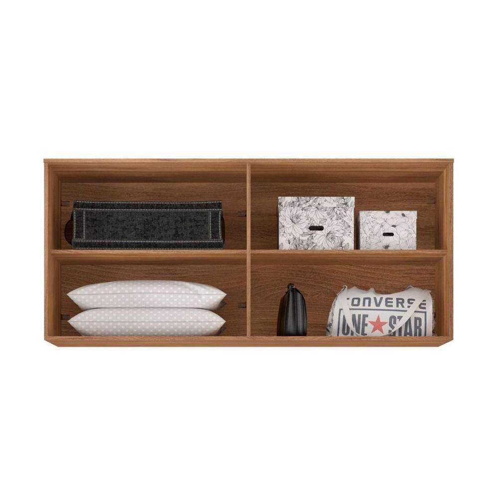 Módulo De Quarto Casal Armário Ponte Aéreo 71190k Irlanda C- 4 Portas Amendola-branco - Demóbile - 4