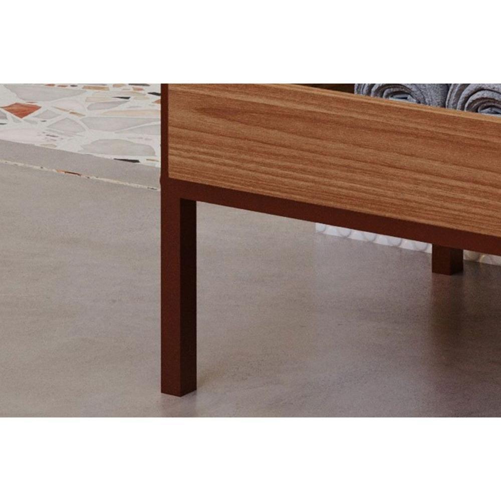 Gabinete De Banheiro Balcão Portinari 1 Porta Com cuba 60cm Cimento-freijo - Mgm - 6