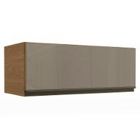 Armário Aéreo Para Cozinha Maxxi G770 Com 1 Porta Basculante Com Vidro 80cm Canela - Kappesberg - 1