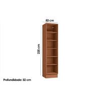 Módulos De Cozinha Kappesberg Ciela Paneleiro Ciela R628 C- 2 Portas 50x220cm Canela-azul-kappesberg - 3