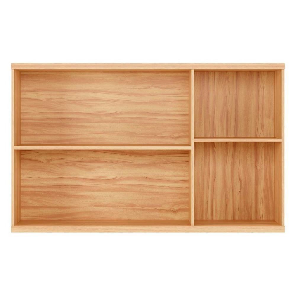 Armário Aéreo Cozinha Modulado Sauvignon Com 3 Portas Frisada 120cm Amendoa - Ronipa - 2