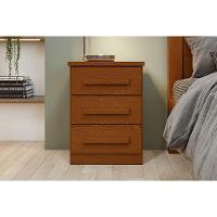 Mesa Cabeceira Baião C/ 3 Gavetas Frassino - Lopas - 1