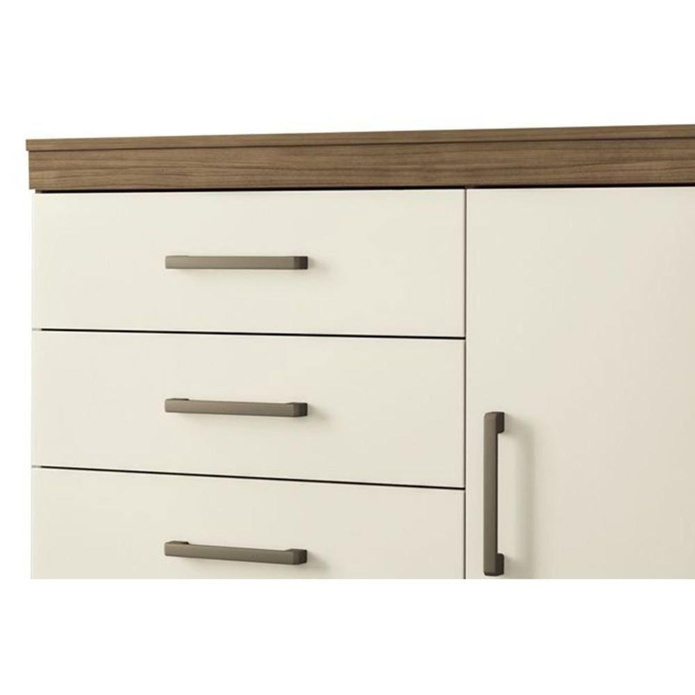 Cômoda Solteiro 1.4 Plus C/ 1 Porta E 4 Gavetas Jatobá/areia - Santos Andirá - 6