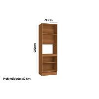 Módulos De Cozinha Kappesberg Ciela Paneleiro Ciela R629 C- 4 Portas E 1 Nicho P- Forno 70x220cm Canela-kappesberg - 3