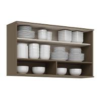 Módulo Cozinha Henn Connect Aéreo P- C- 1 Porta Basculante Ripada 120cm Duna-cristal-henn - 3