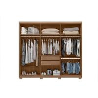 Guarda Roupa Casal 6 Portas E 2 Gavetas C- Pés Venice Amendola-off White