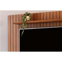 Home P/ Tv Até 65 Pol Lume Ripado C/ Prateleira 175x108cm Freijo - Dj Móveis - 5