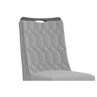 Cadeira Sala De Jantar Bia Kit 4 Un Cedro-suede Moca - Dj Móveis - 3