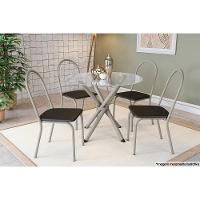 Cadeira Sala De Jantar Noruega 2c077 Kit 4 Un Niquel-preto 110 - Kappesberg - 4