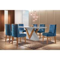 Kit 2 Cadeiras De Cozinha Dafne Imbuia-suede Grafite - Rufato - 3