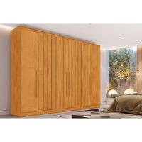 Guarda Roupa Casal 6 Portas (4 Ripadas) E 6 Gavetas Oxford Peroba - Europa - 1
