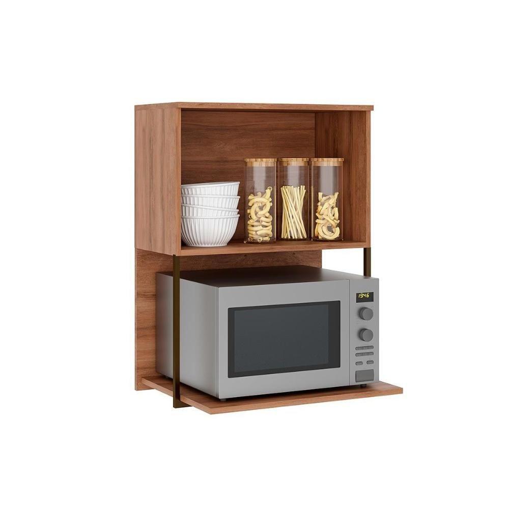 Armário Aéreo Para Cozinha Bella 2605 Com 1 Porta 60cm Branco - Carraro - 3