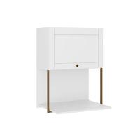 Armário Aéreo Para Cozinha Bella 2605 Com 1 Porta 60cm Branco - Carraro - 1