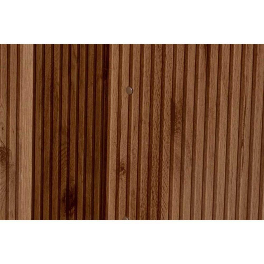 Mesa P- Cozinha Berlim C- Tampo 90x90cm Madeirado Vidro Canto Curvo - Imbuia-off White - Rufato - 5