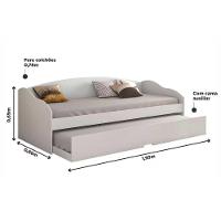 Bicama Solteiro Funny Iii C/ Auxiliar Cacau - Conquista - 6