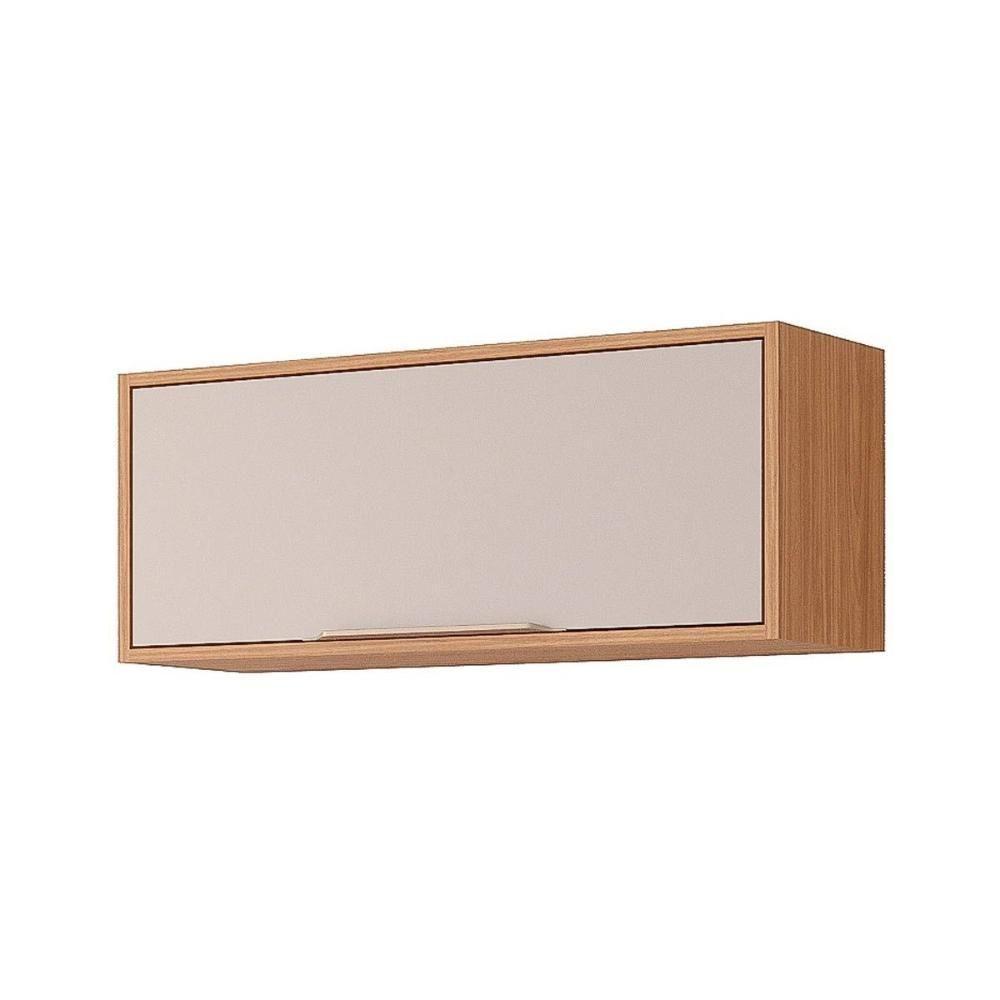 Armário Aéreo Cozinha Modulado Esplendida Geladeira Com 1 Portas Basculante 80cm Freijo-off White - Mgm - 1