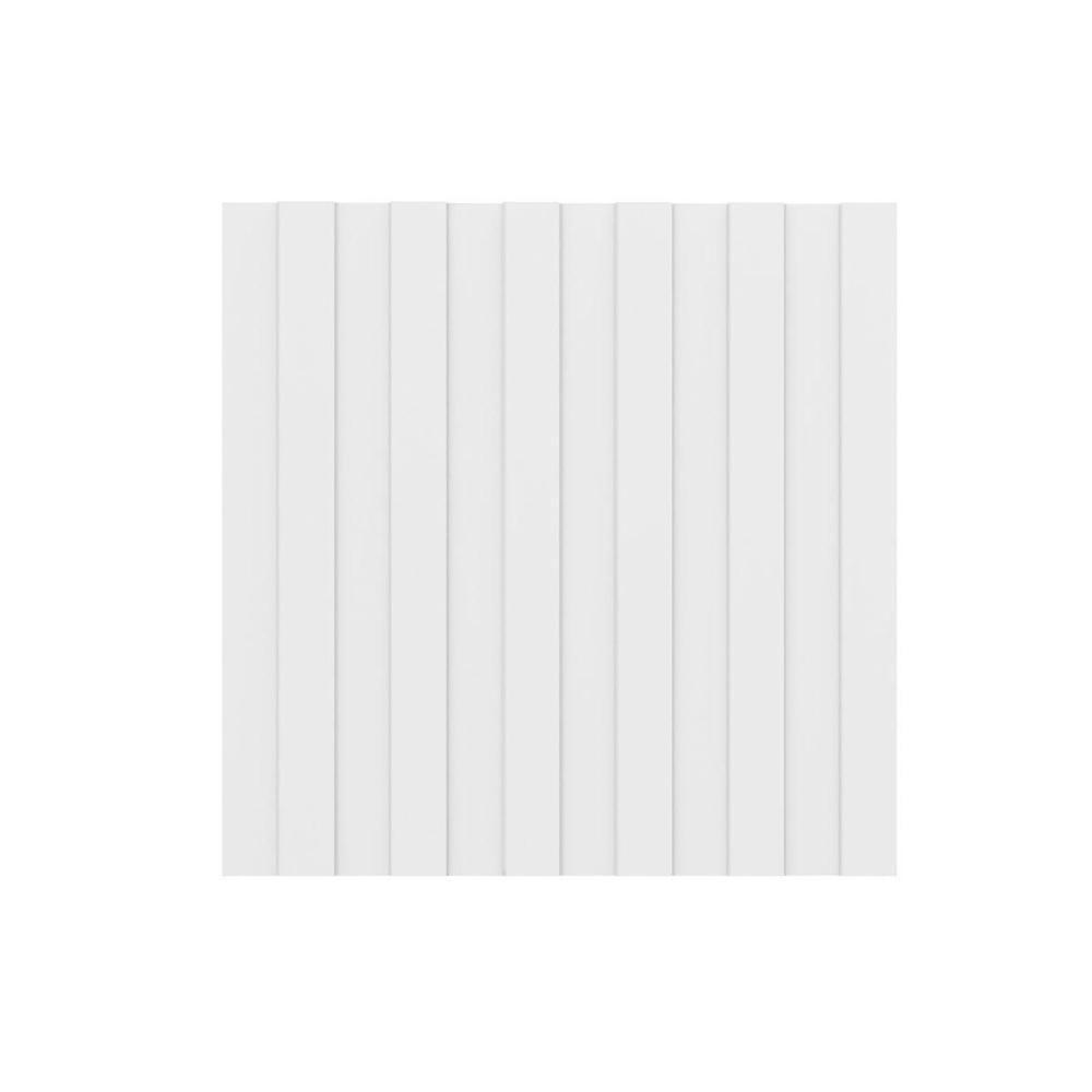 Multiuso De Cozinha Painel De Edição P- Fechamento Ripado Bella 2618 61x60x3,0cm Branco - Carraro - 1