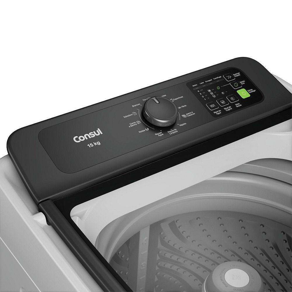 Máquina De Lavar Consul 15kg Modo Eco CWN15ABBNA Branco 220V - 4