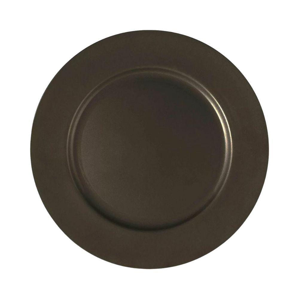 Sousplat Em Polipropileno 33cm Rafimex Preto - 1