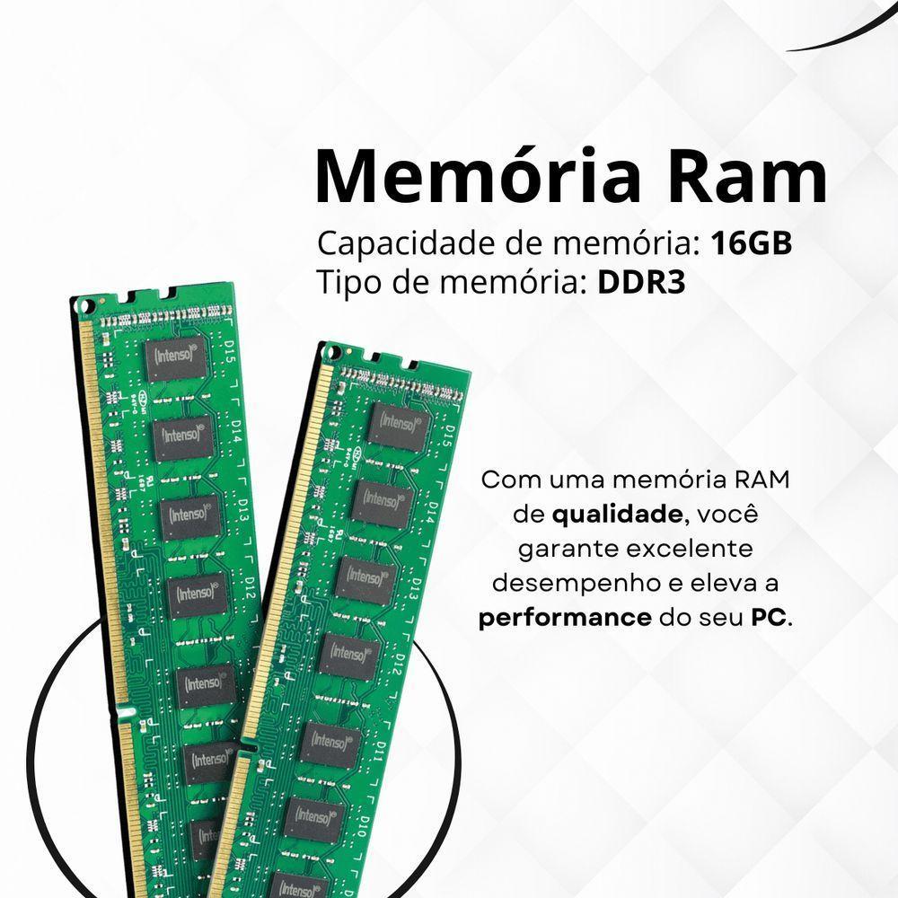 Kit Upgrade Intel i5 Quarta Geração Placa Mãe H81 RAM 16GB DDR3 - 2