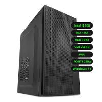 Computador CPU Intel Core i5 8GB DDR3 SSD 256GB Wi-Fi Fonte 230W Bivolt Windows - 1